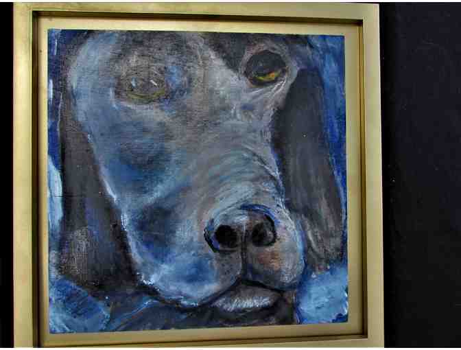 Rabbit and Dog Framed Paintings