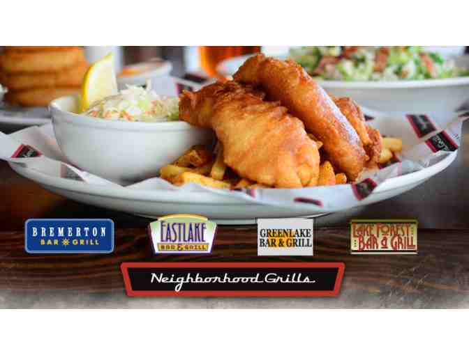 Dine Out Anytime at your Local Neighborhood Grill