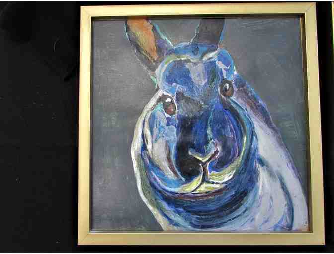 Rabbit and Dog Framed Paintings