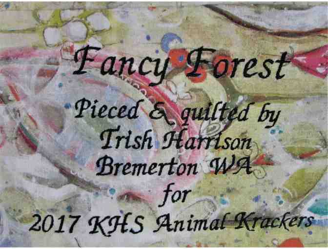 'Fancy Forest' Award-Winning Handmade Quilt