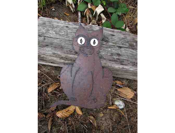 Metal Art, 'Alert Cat'