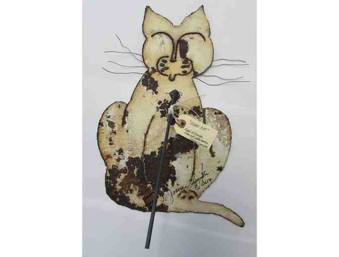 Metal Art, 'Alert Cat'