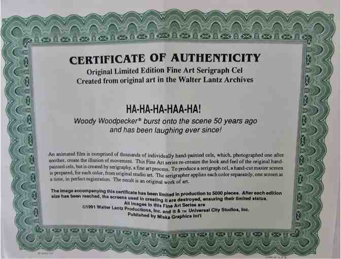 Set of 3 Walter Lantz Limited Edition Prints