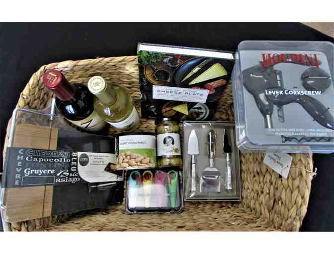 Gourmet Wine 'N Cheese Gift Basket