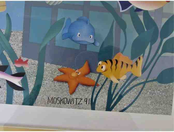 'Fish City' Framed Print by Stewart Moskowitz