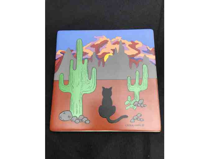 New Mexican Tiles ... Cats by Nina