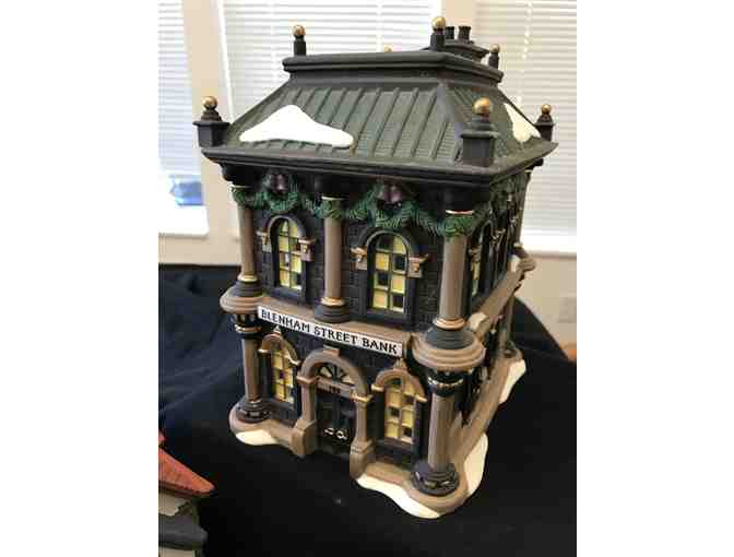 Winter in October with this Charles Dickens Collectible Village