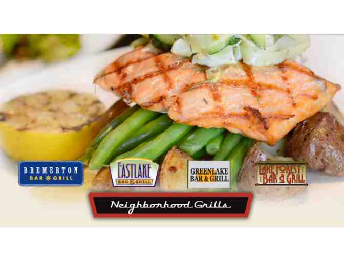 Dine Out Anytime at your Local Neighborhood Grill