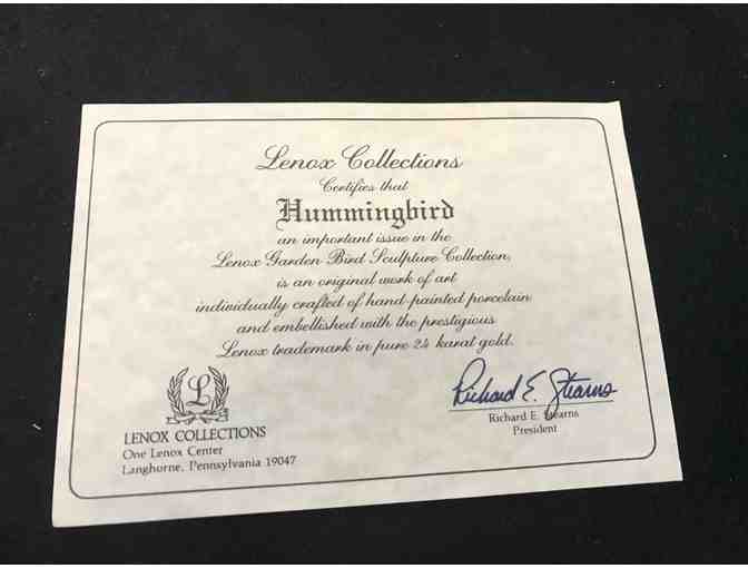 Porcelain Hummingbird by Lenox