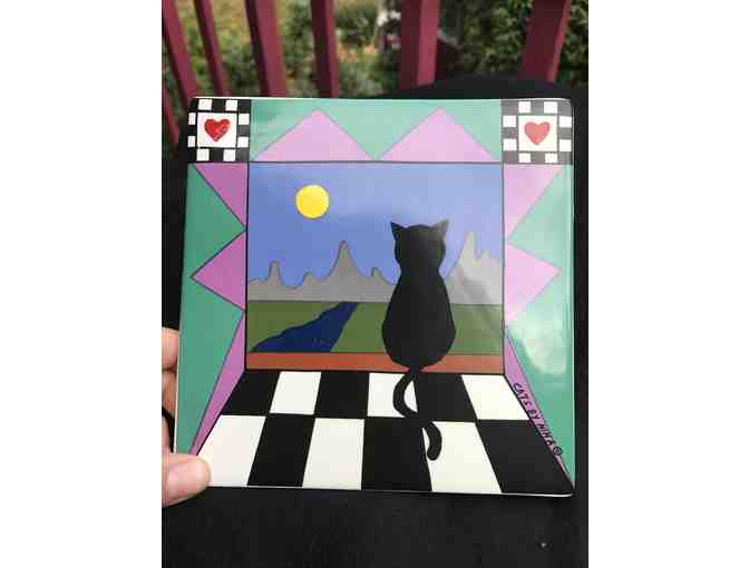 New Mexican Tiles ... Cats by Nina