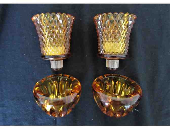 Vintage Indiana Amber Glass Collection