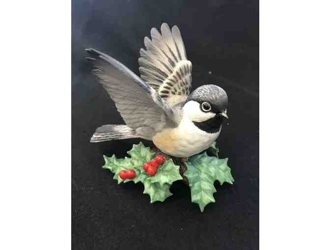 Black Capped Chickadee Created by Lenox