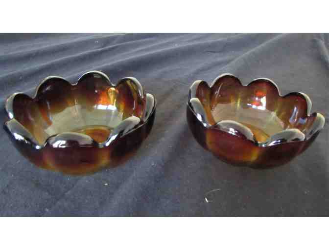 Vintage Indiana Amber Glass Collection