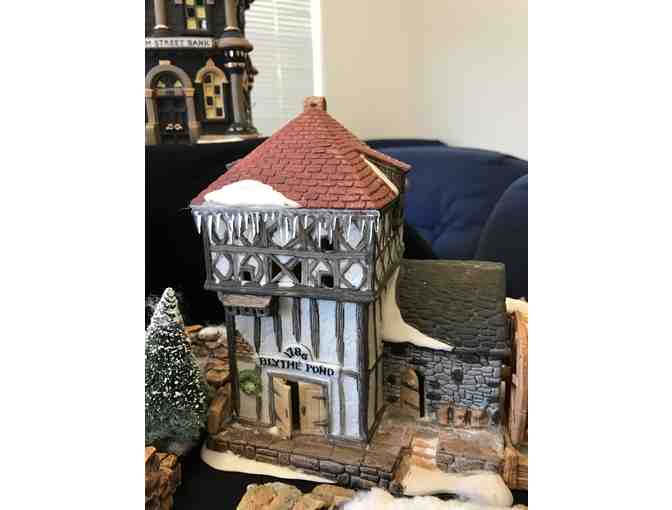 Winter in October with this Charles Dickens Collectible Village