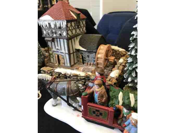 Winter in October with this Charles Dickens Collectible Village