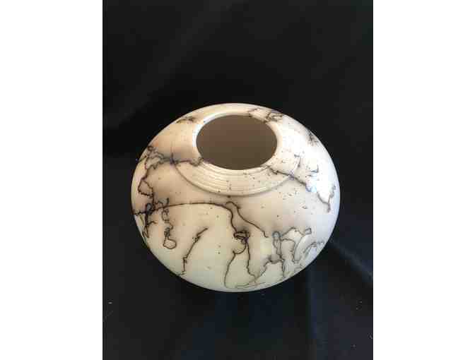 Carbon-Fired Horse Hair Pottery