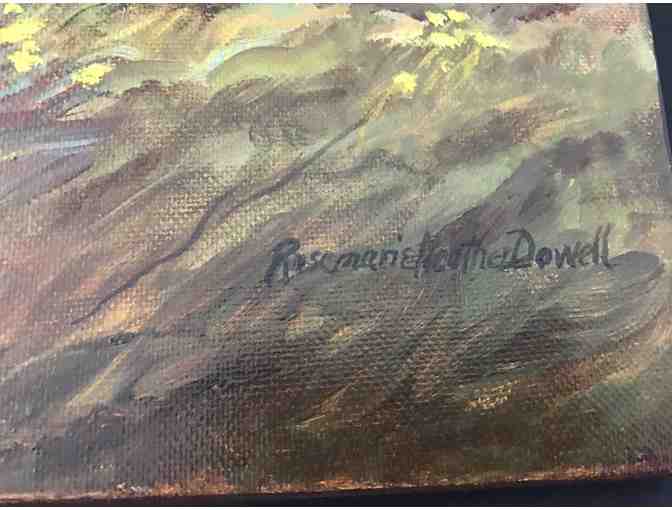 'My Furry Friend' Acrylic Painting