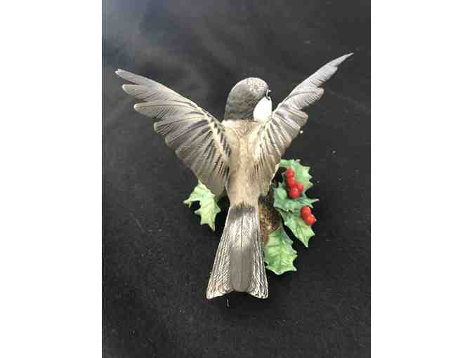 Black Capped Chickadee Created by Lenox