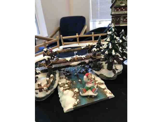 Winter in October with this Charles Dickens Collectible Village