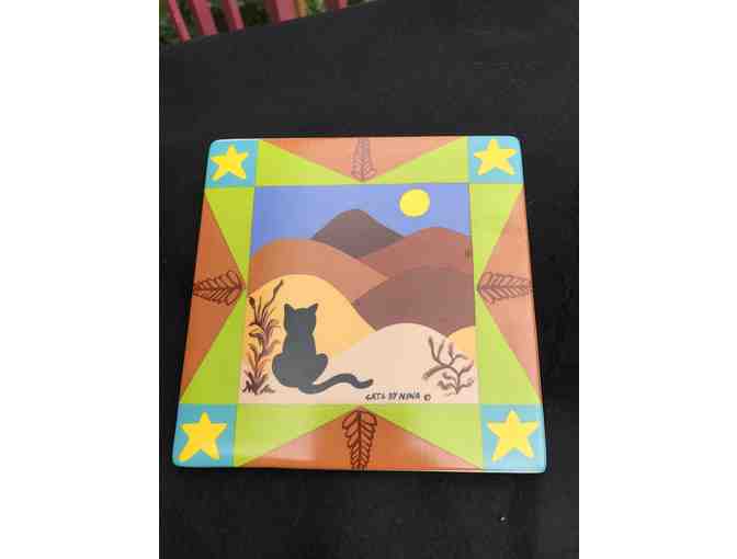 New Mexican Tiles ... Cats by Nina