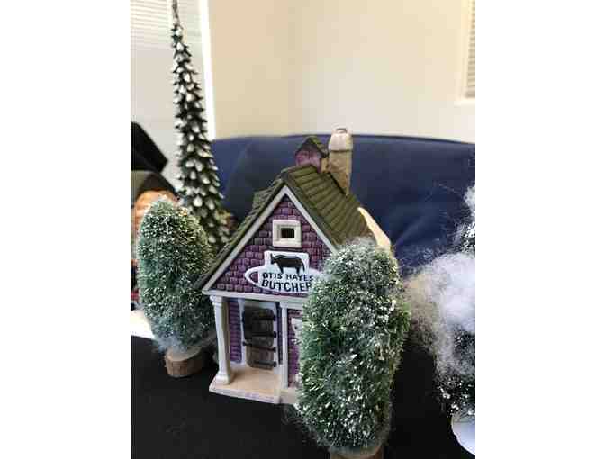 Winter in October with this Charles Dickens Collectible Village