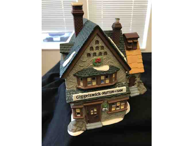 Winter in October with this Charles Dickens Collectible Village