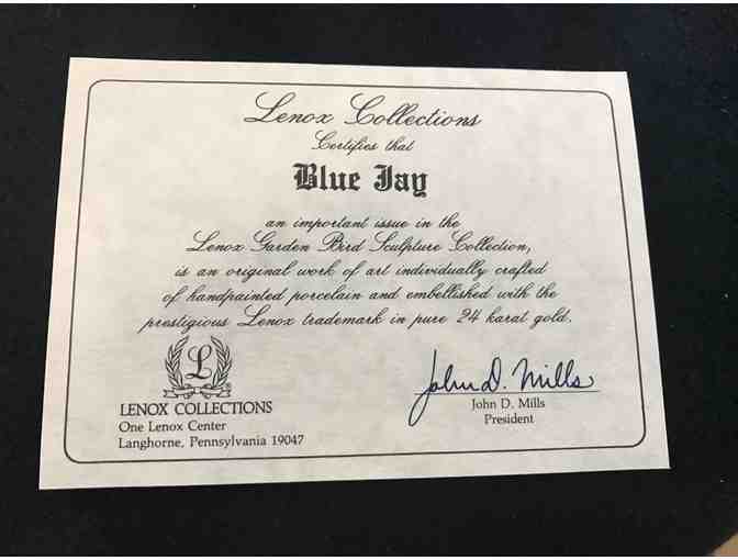 Porcelain Bluejay By Lenox
