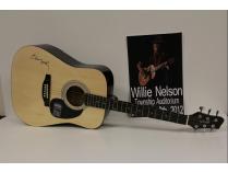 Willie Nelson Autographed Guitar