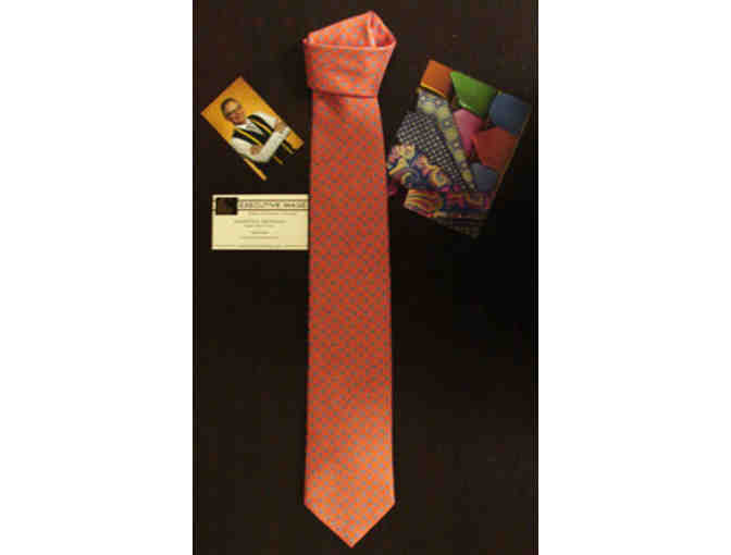Custom-Made Tie by Executive Image - Orange