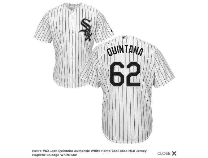 Jose Quintana Autographed & MLB Authenticated Home White Sox Jersey