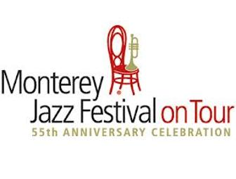 Jammin' at the GEM Tickets: Monterey Jazz Festival Tour, 2 Tickets, Sat, March 23, 8pm