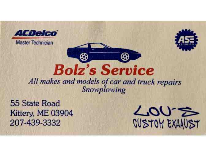 Bolz's Service - $100 gift certficate for car repair