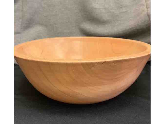 Hand crafted wooden bowl - from KLT's Hall Property!