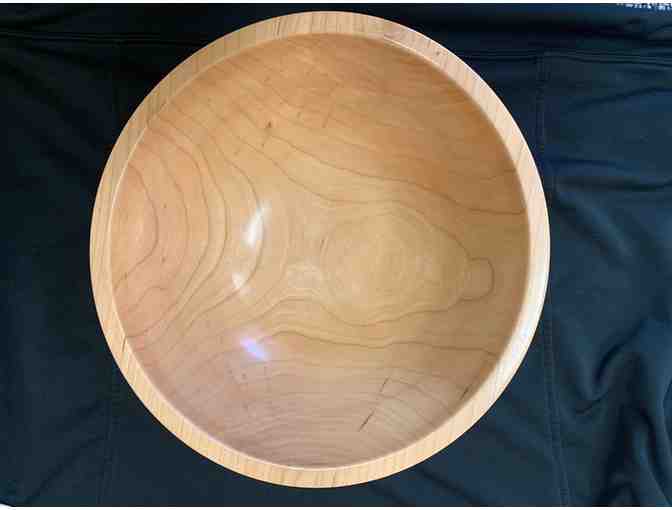Hand crafted wooden bowl - from KLT's Hall Property!