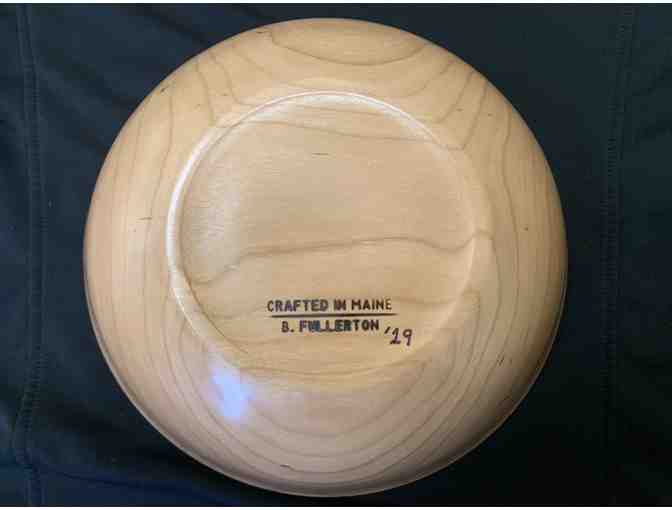 Hand crafted wooden bowl - from KLT's Hall Property!