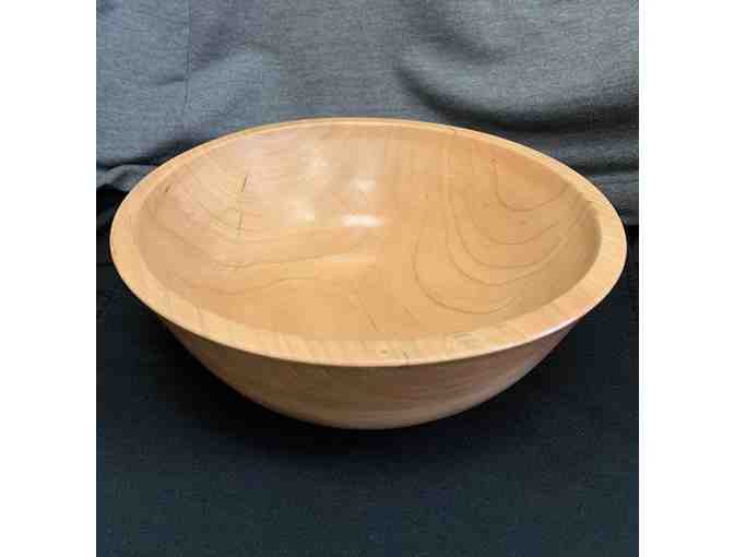 Hand crafted wooden bowl - from KLT's Hall Property!