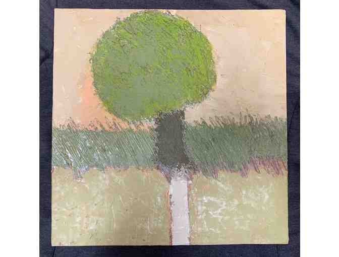 Tim Beavis painting 'Green Tree'