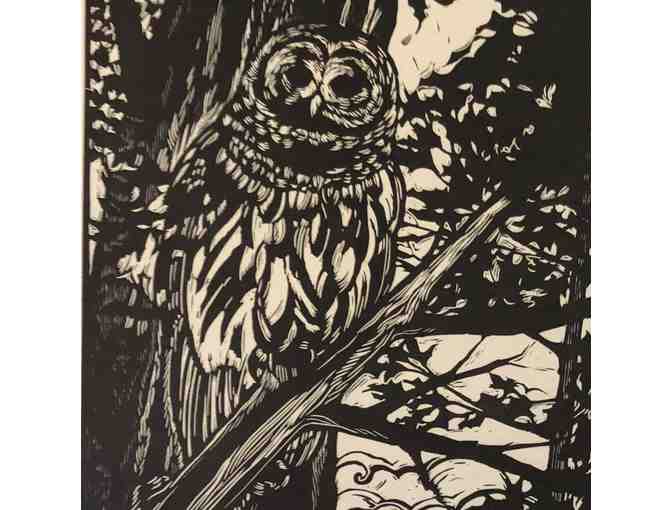 Owl Print by Holly Elkins