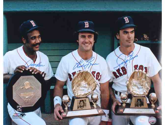 Fred Lynn signed baseball