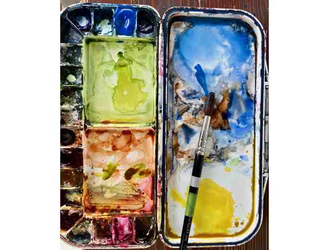 Watercolor / Sketching Class - up to 6 students!