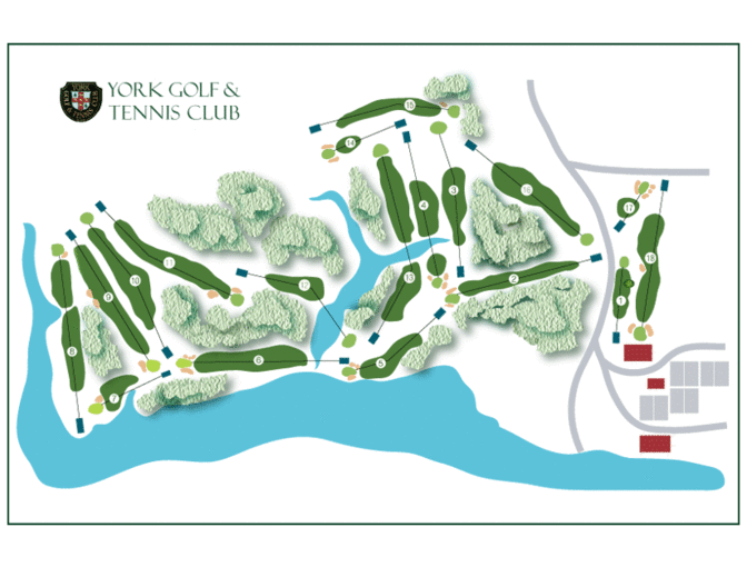 Golf for two at York Golf & Tennis Club with lunch and beverages included!