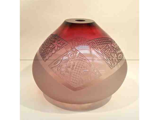 Red Cranberry Vase