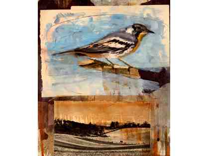 "The Observer" Mixed media. Artist Matt Flint