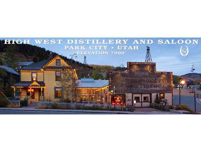 Dinner for Four at High West Distillery