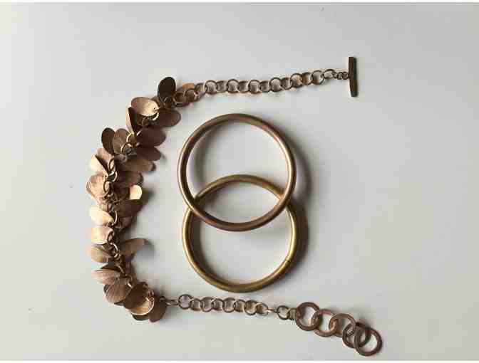 DESIGNS BY KNIGHT: Pink Gold Jewelry Set