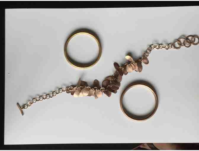 DESIGNS BY KNIGHT: Pink Gold Jewelry Set