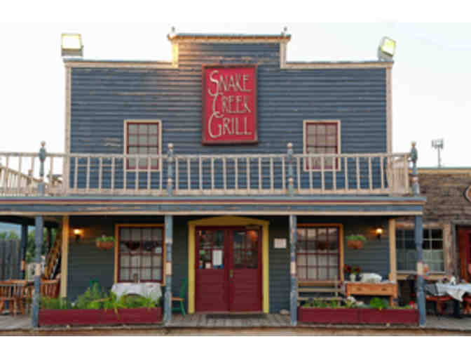 SNAKE CREEK GRILL: Dinner for Two
