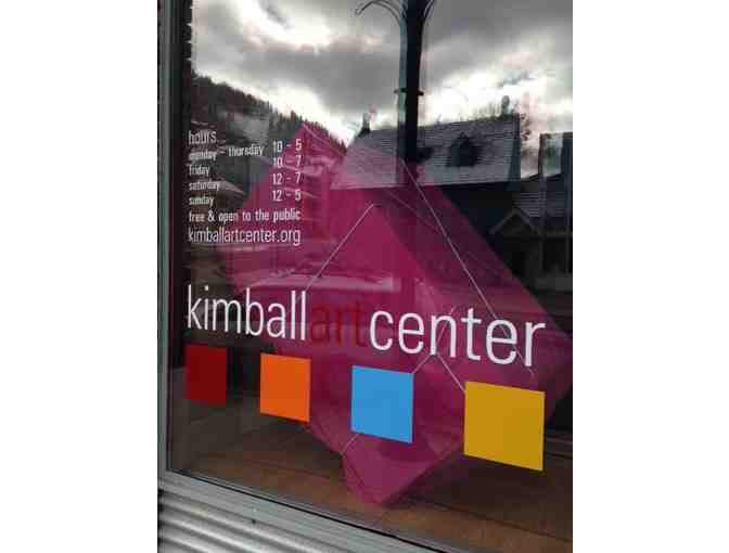 Kimball Art Center:  Private Group Class for 10 people