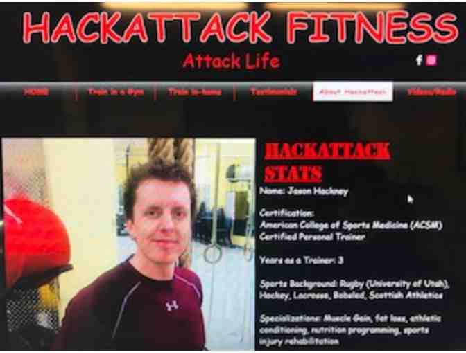 HACK Attack Fitness in home personal training session
