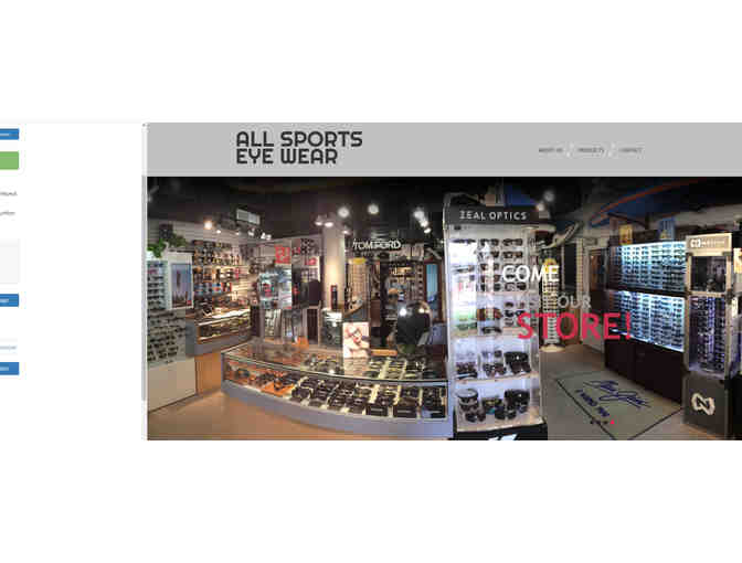 All Sports Eye Wear Inc.:  $50 Gift Certificate